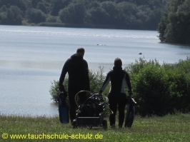 Fun Tauchen und SK Gruppenfuehrung und Orientieren unter Wasser 09.+10.07.11