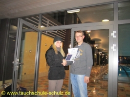 Tanja Pagel, IDA CMAS Grundtauchschein, 07.12.2012